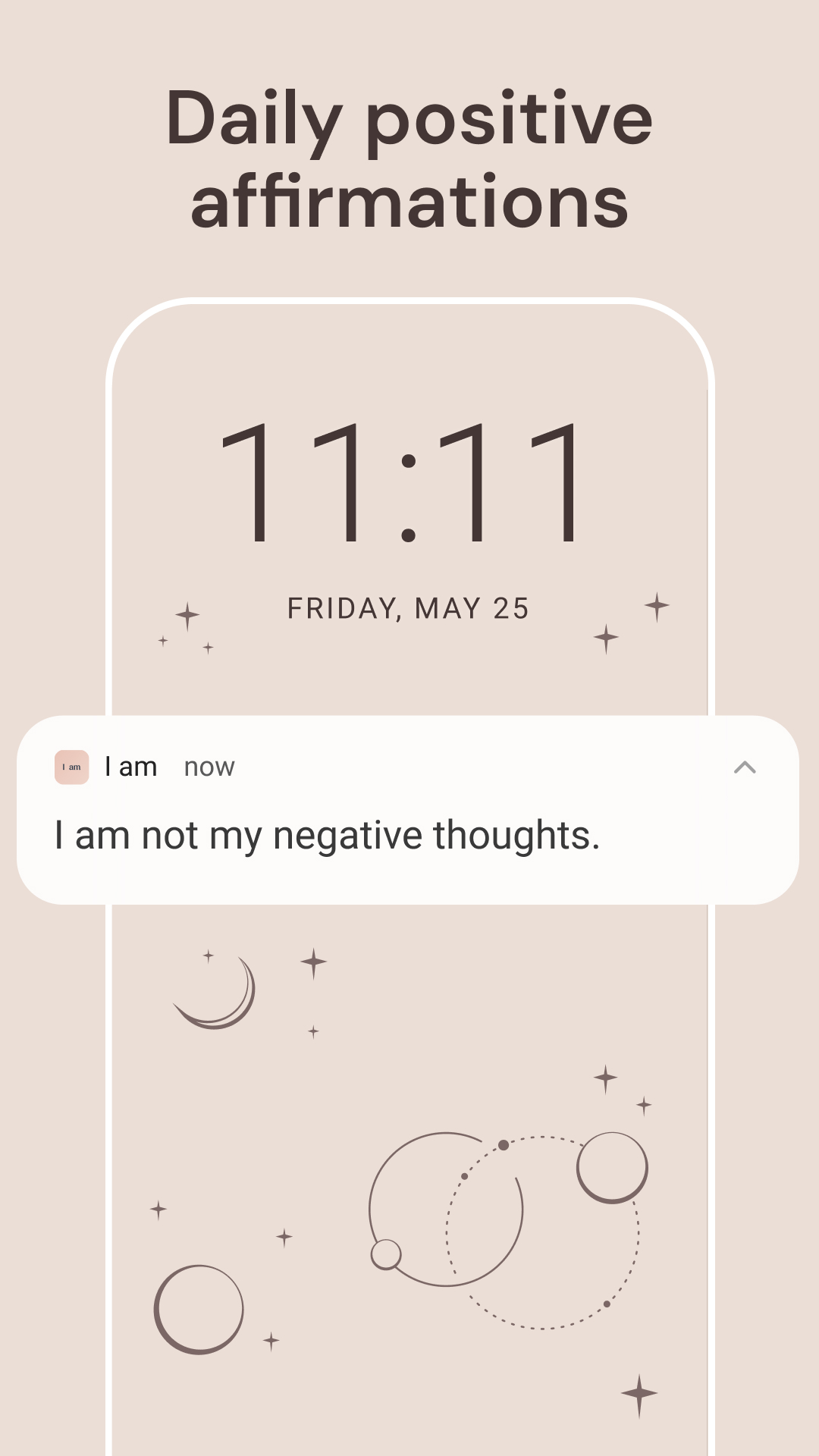 اسکرین شات 1 برنامه I am - Daily affirmations