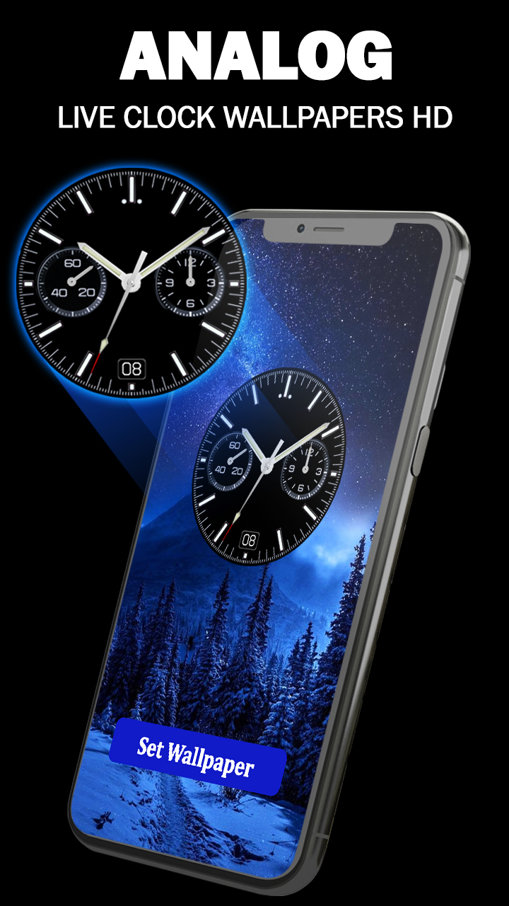 اسکرین شات 3 برنامه Smart Clock Live Wallpaper