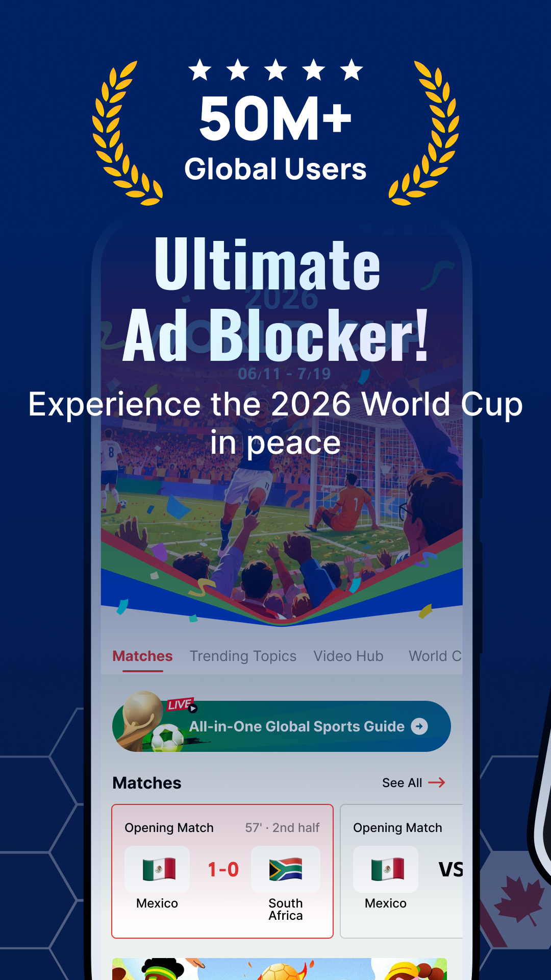 اسکرین شات 1 برنامه Free Adblocker Browser:Adblock