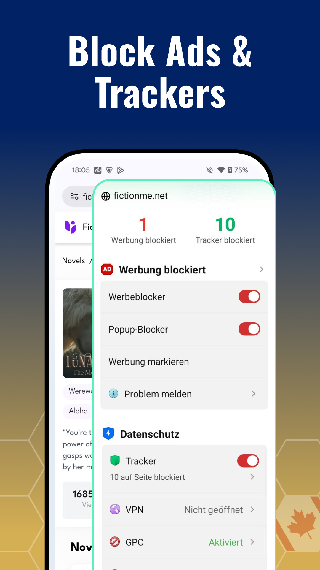 اسکرین شات 7 برنامه Free Adblocker Browser:Adblock