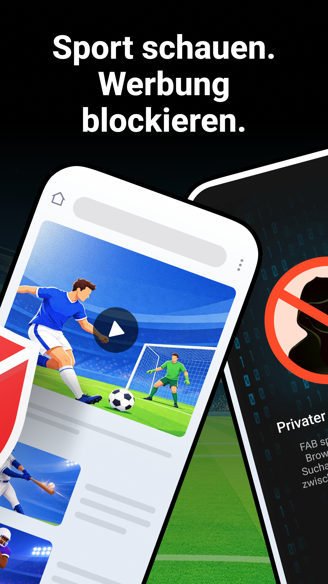 اسکرین شات 2 برنامه FREE ADBLOCKER BROWSER