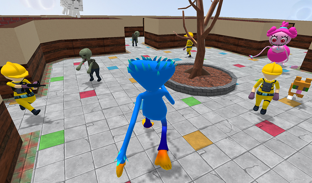 اسکرین شات 1 بازی Zombie School: Horror Monters