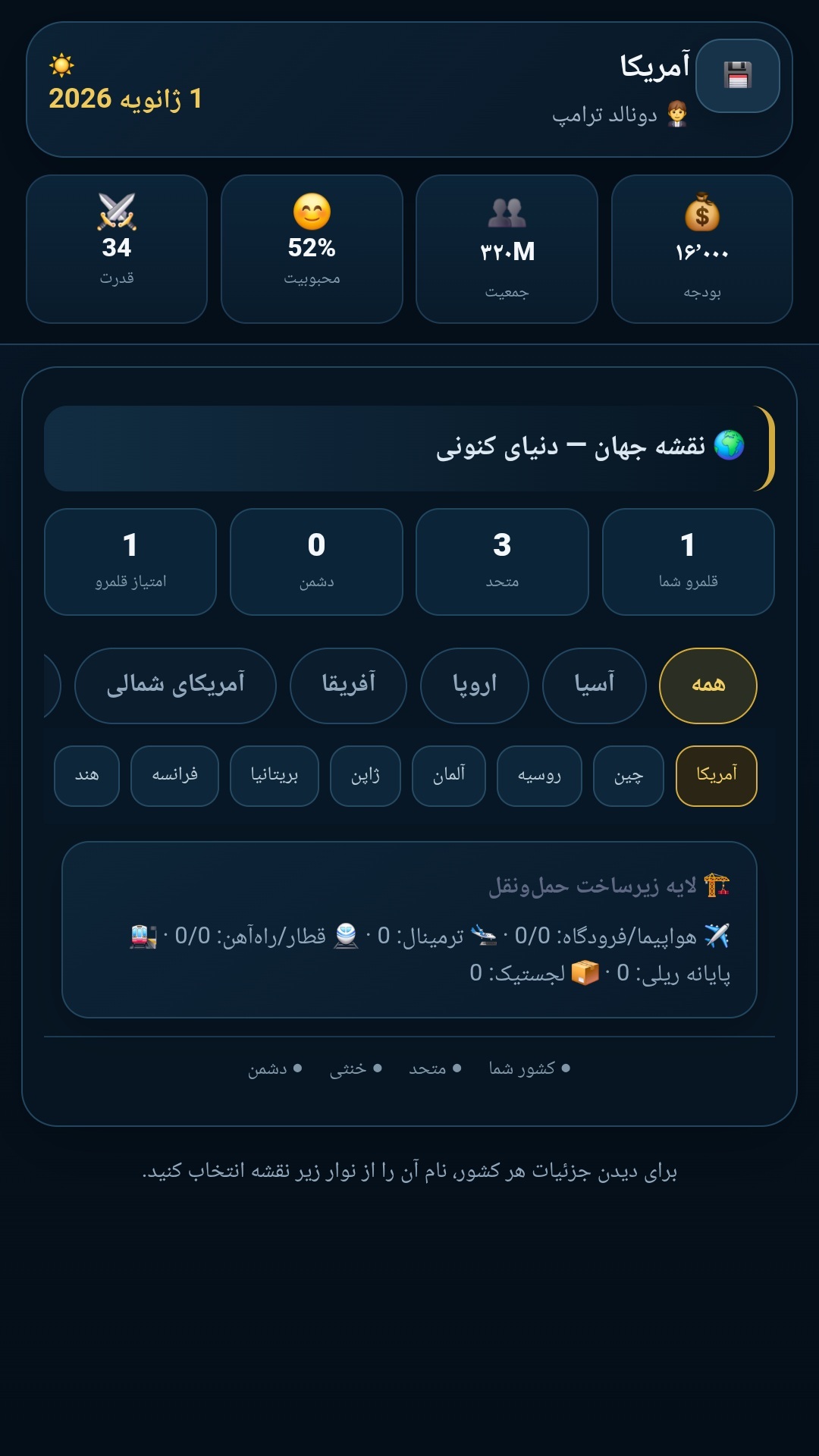 اسکرین شات 5 بازی رئیس جمهور طلایی