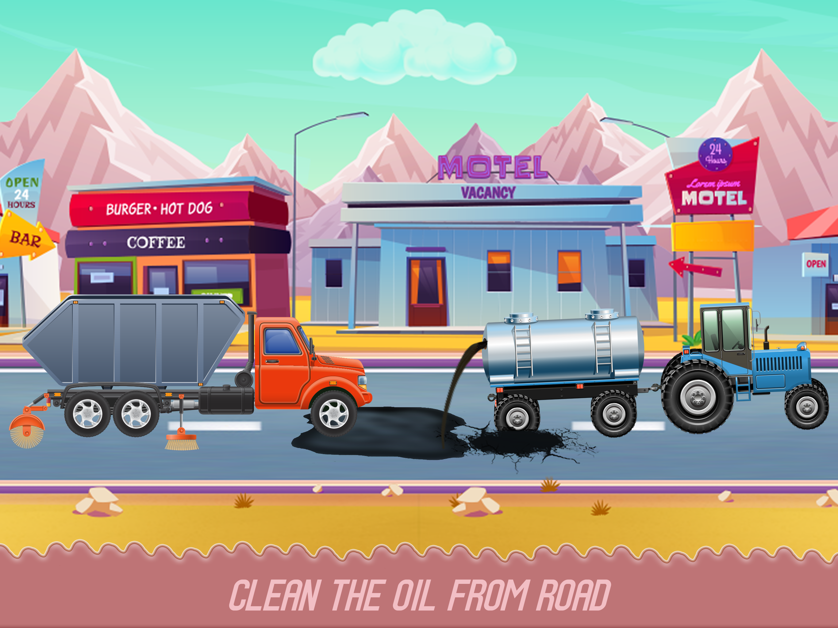 اسکرین شات 5 برنامه Truck Adventure Game: Car Wash