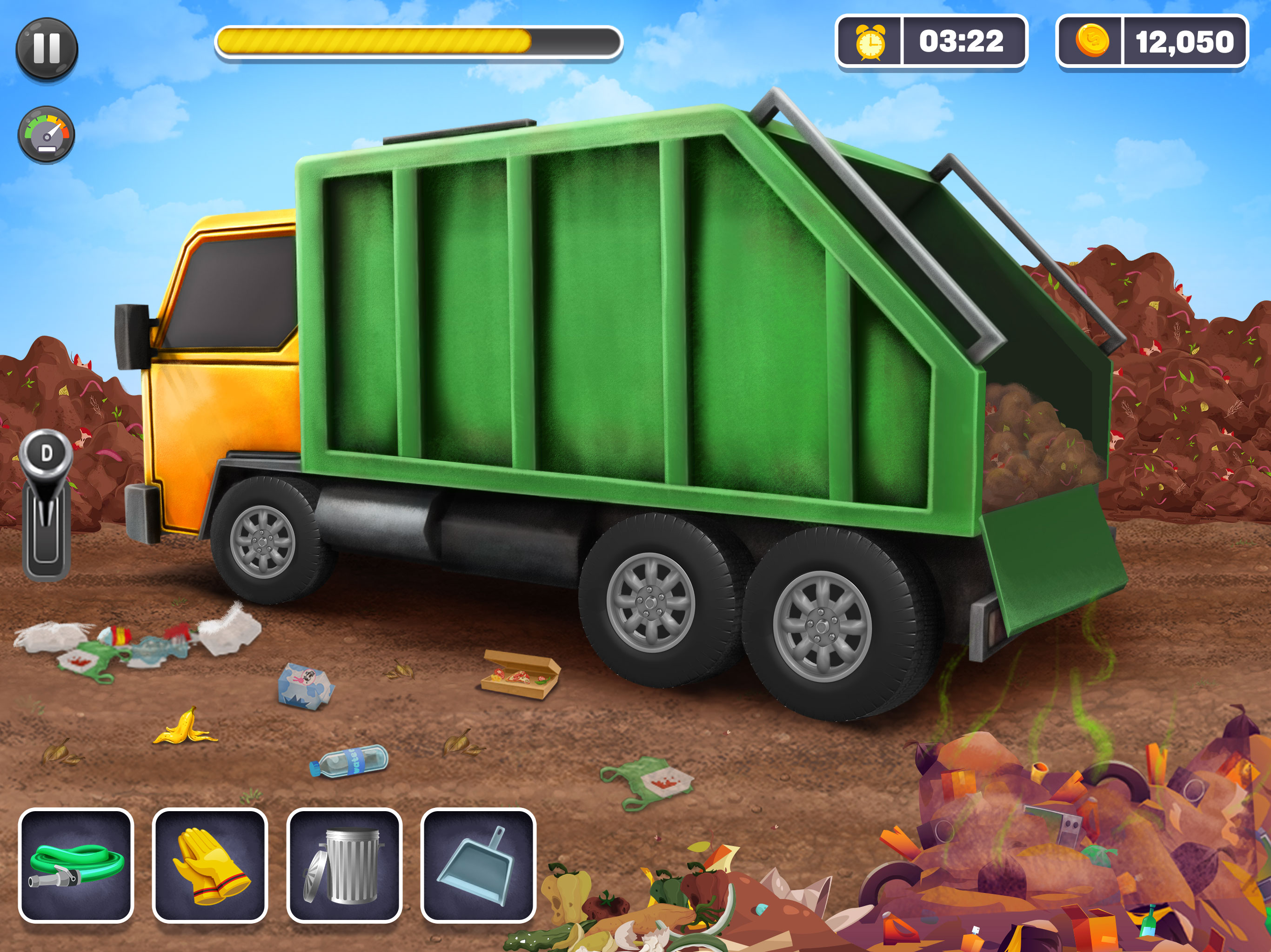 اسکرین شات 1 بازی Road Cleaner Truck Driving