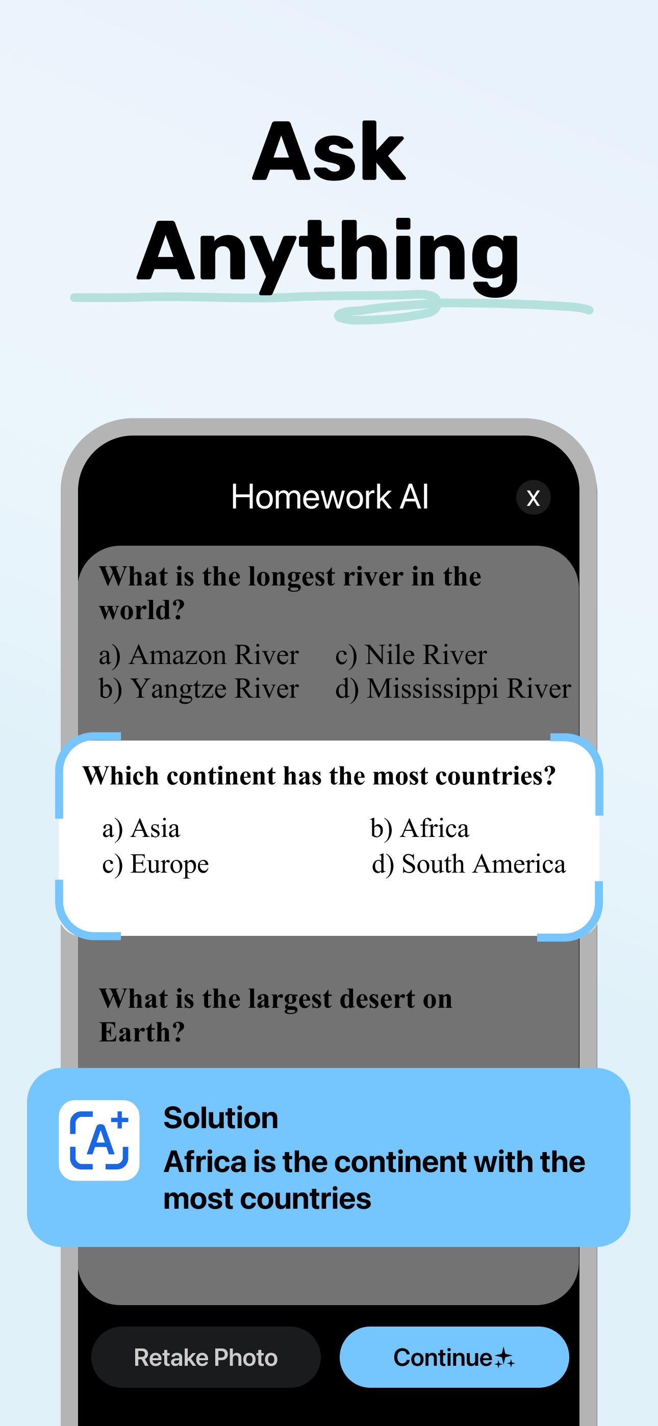 اسکرین شات 3 برنامه Homework AI - Math & Essay App