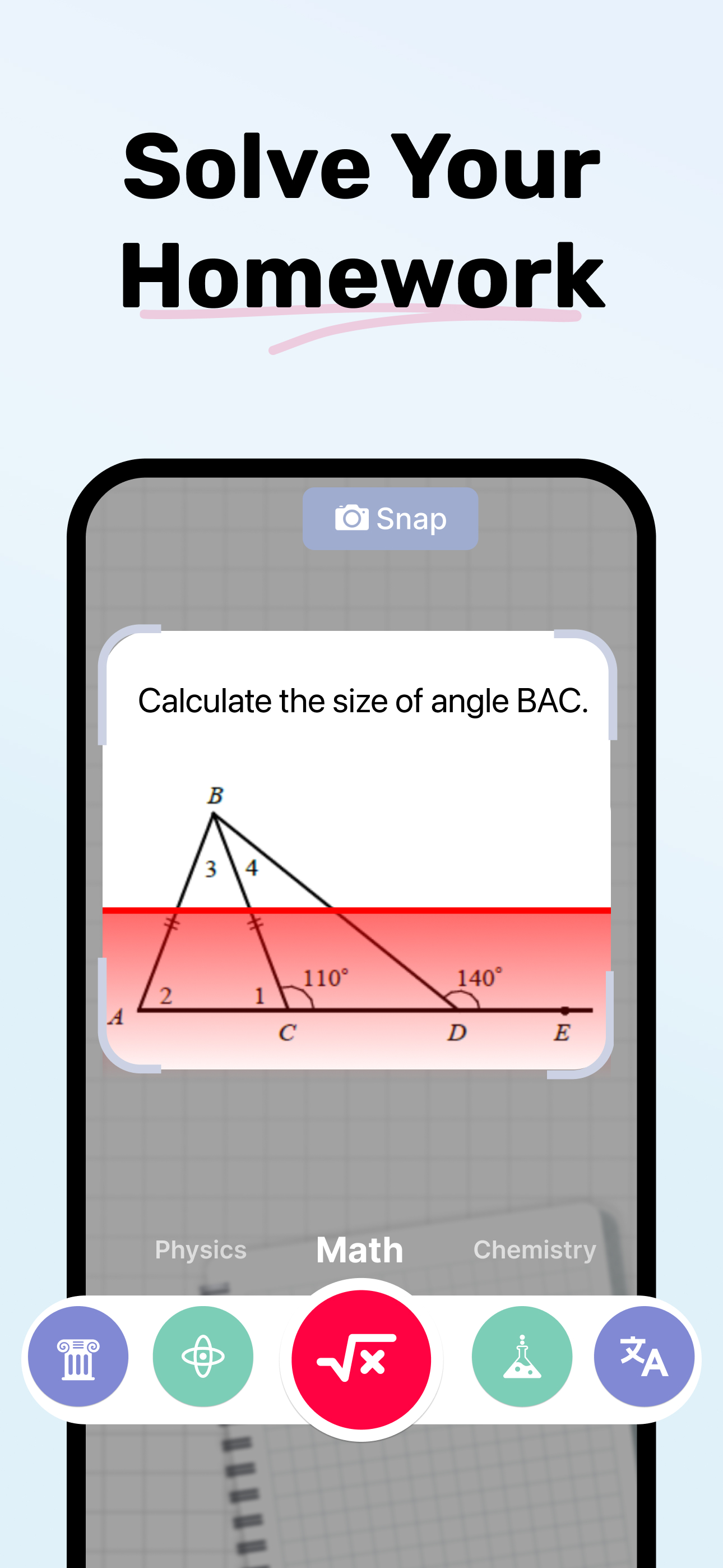 اسکرین شات 2 برنامه Homework AI - Math & Essay App