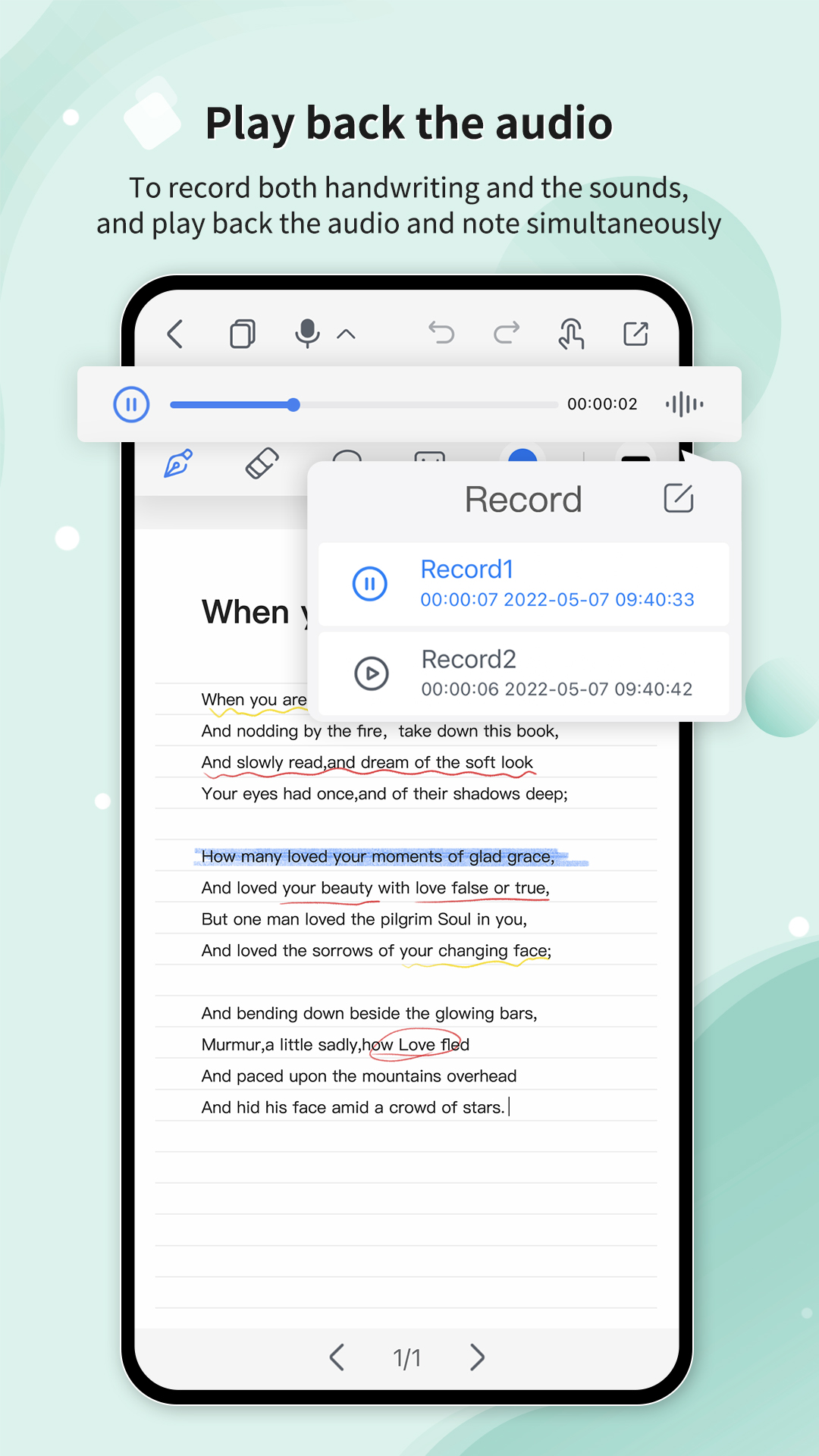 اسکرین شات 5 برنامه Huion Note :  Easy note-taking