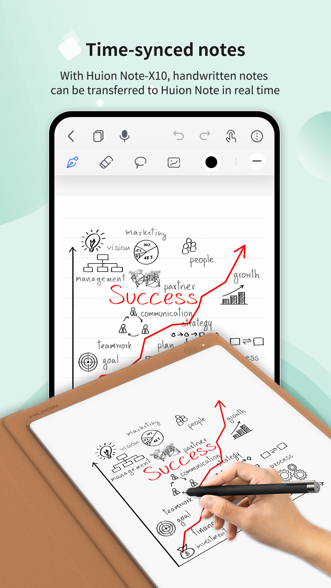اسکرین شات 1 برنامه Huion Note :  Easy note-taking