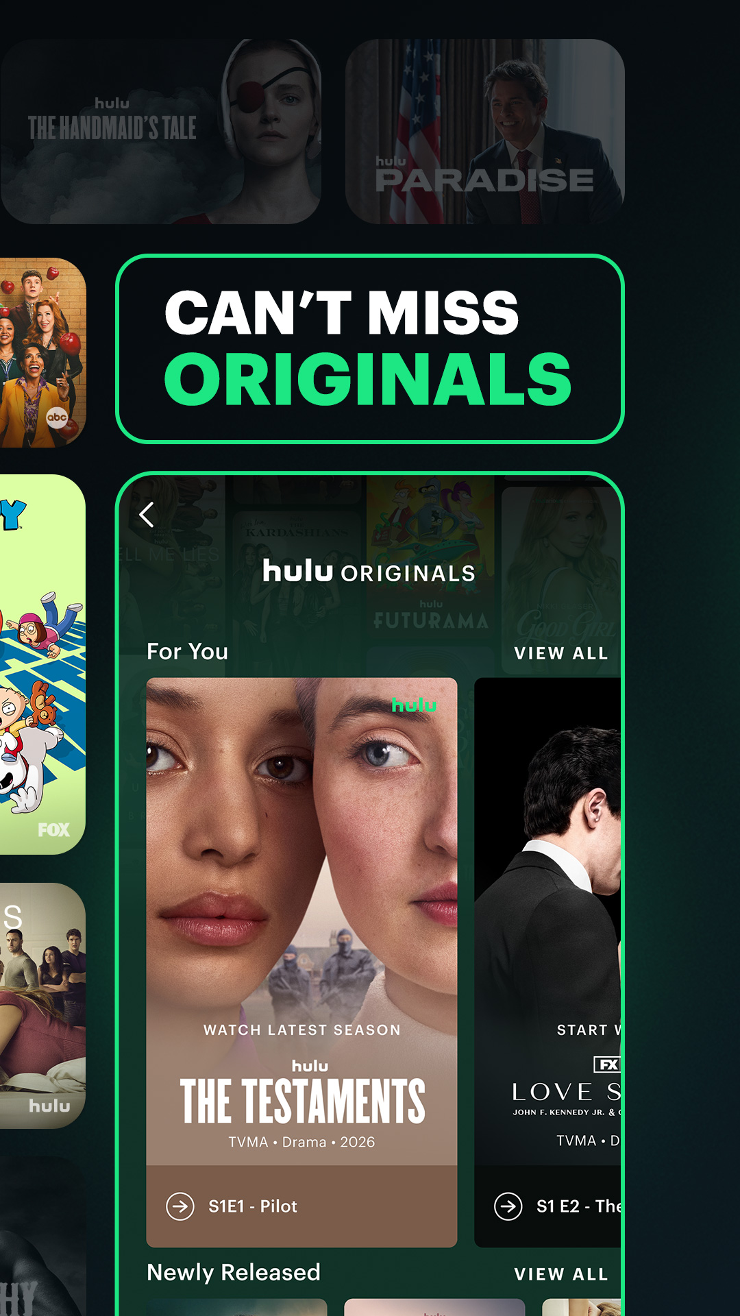 اسکرین شات 2 برنامه Hulu: Stream TV shows & movies