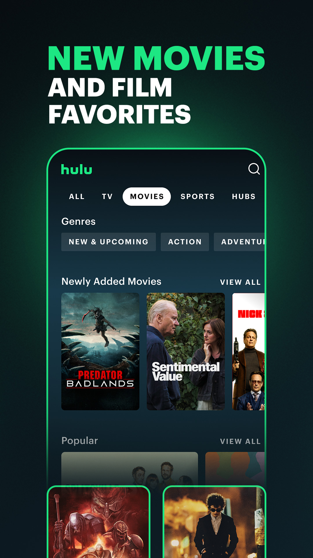 اسکرین شات 3 برنامه Hulu: Stream TV shows & movies
