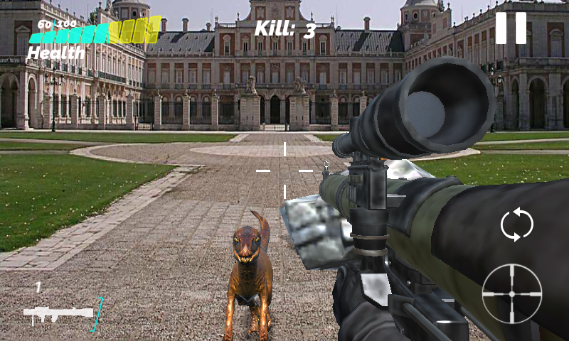 اسکرین شات 1 بازی Jurassic Hunter AR