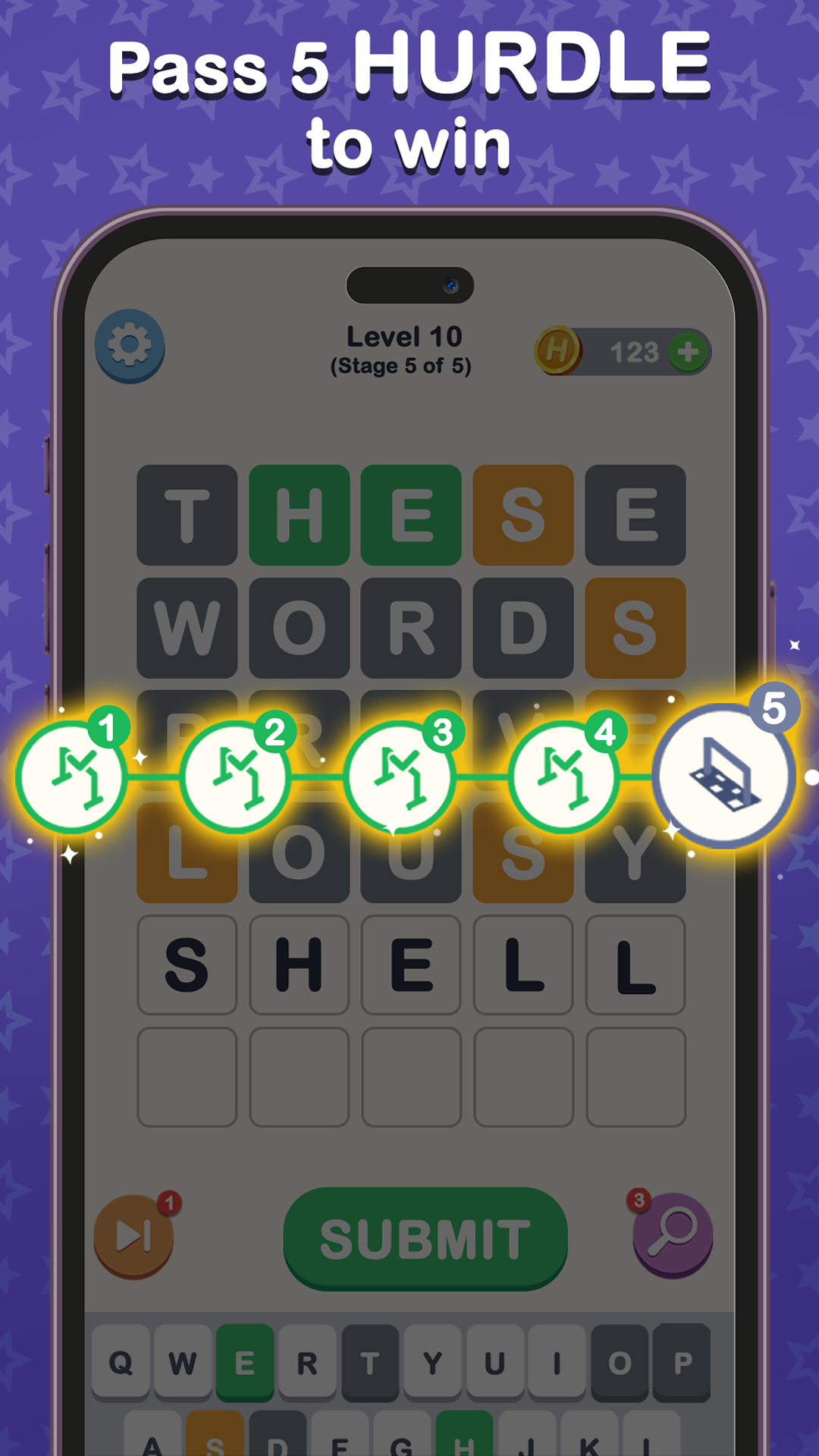 اسکرین شات 5 بازی Hurdle - Guess The Word