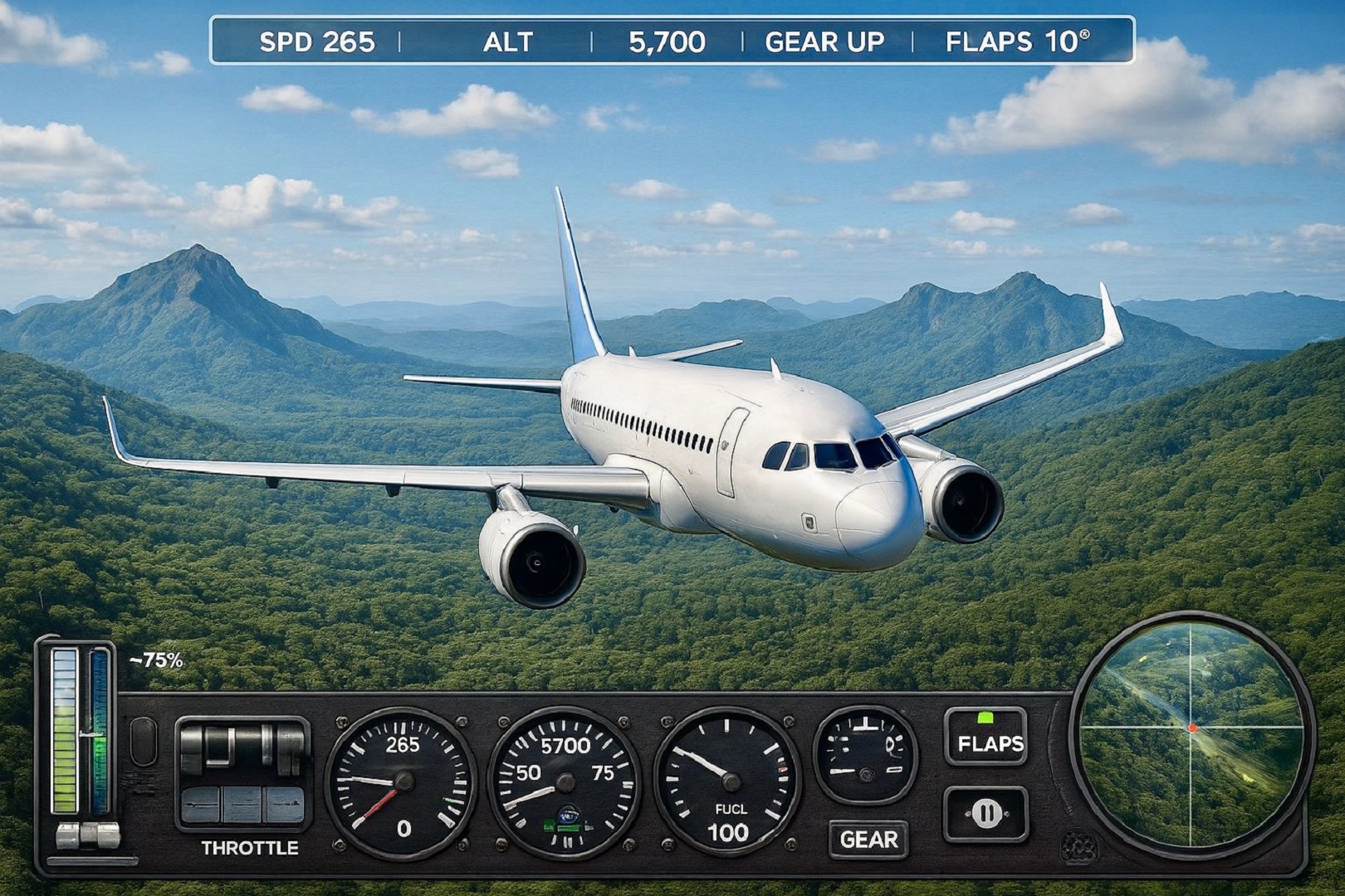 اسکرین شات 4 بازی Flight Simulator Real Take off
