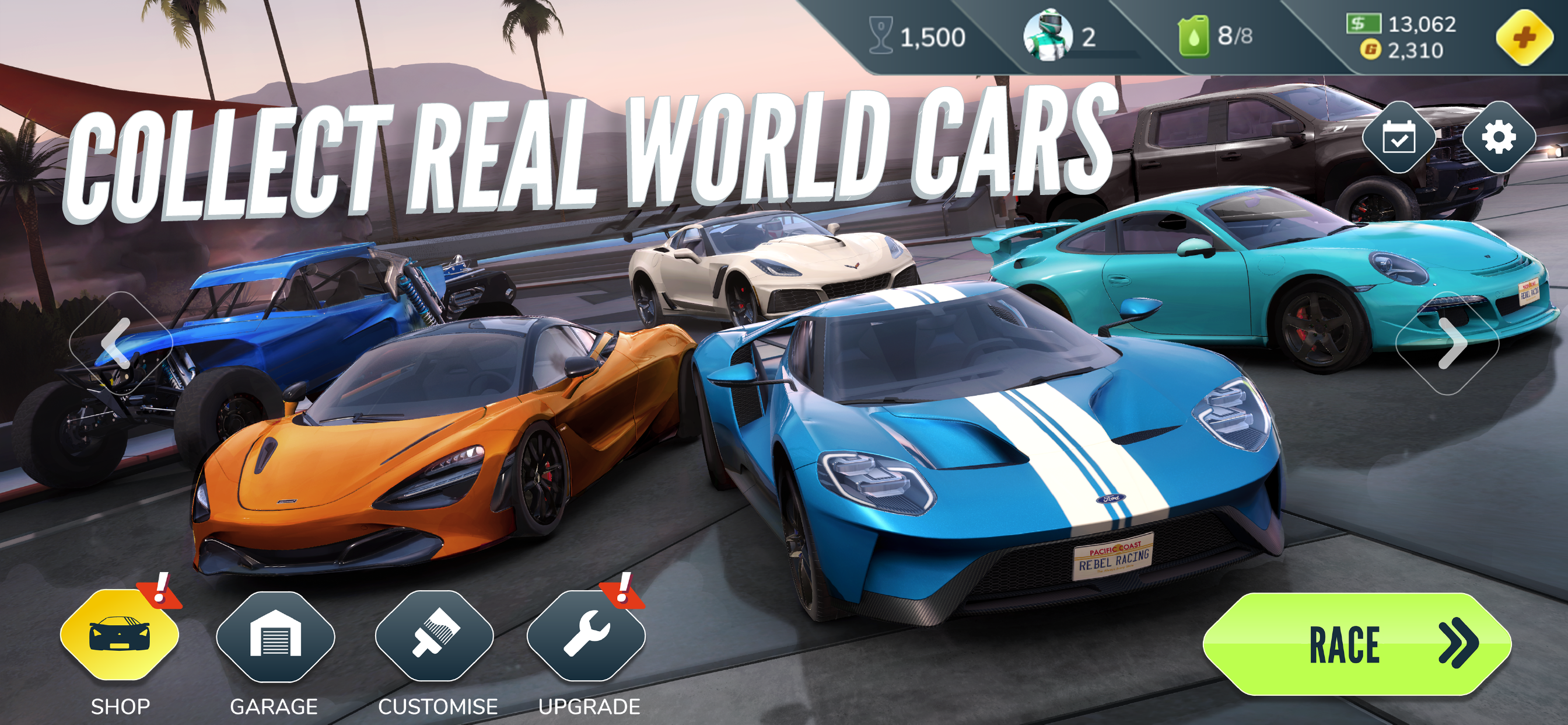 اسکرین شات 3 بازی Rebel Racing