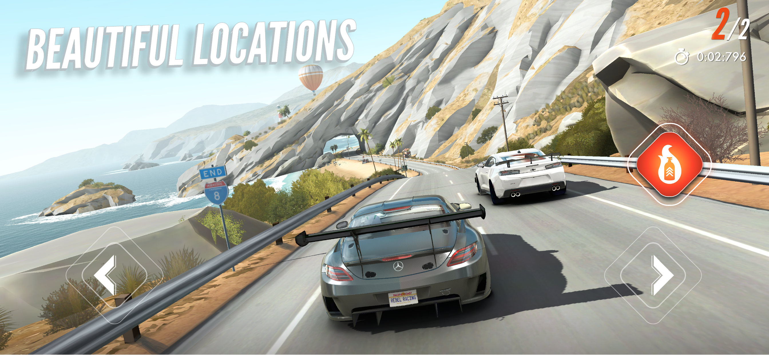 اسکرین شات 2 بازی Rebel Racing