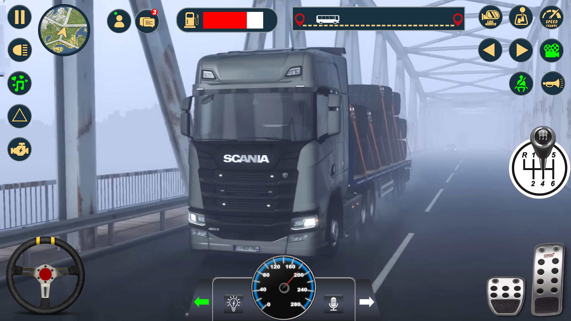 اسکرین شات 5 بازی Truck Simulator 3D: Euro Truck