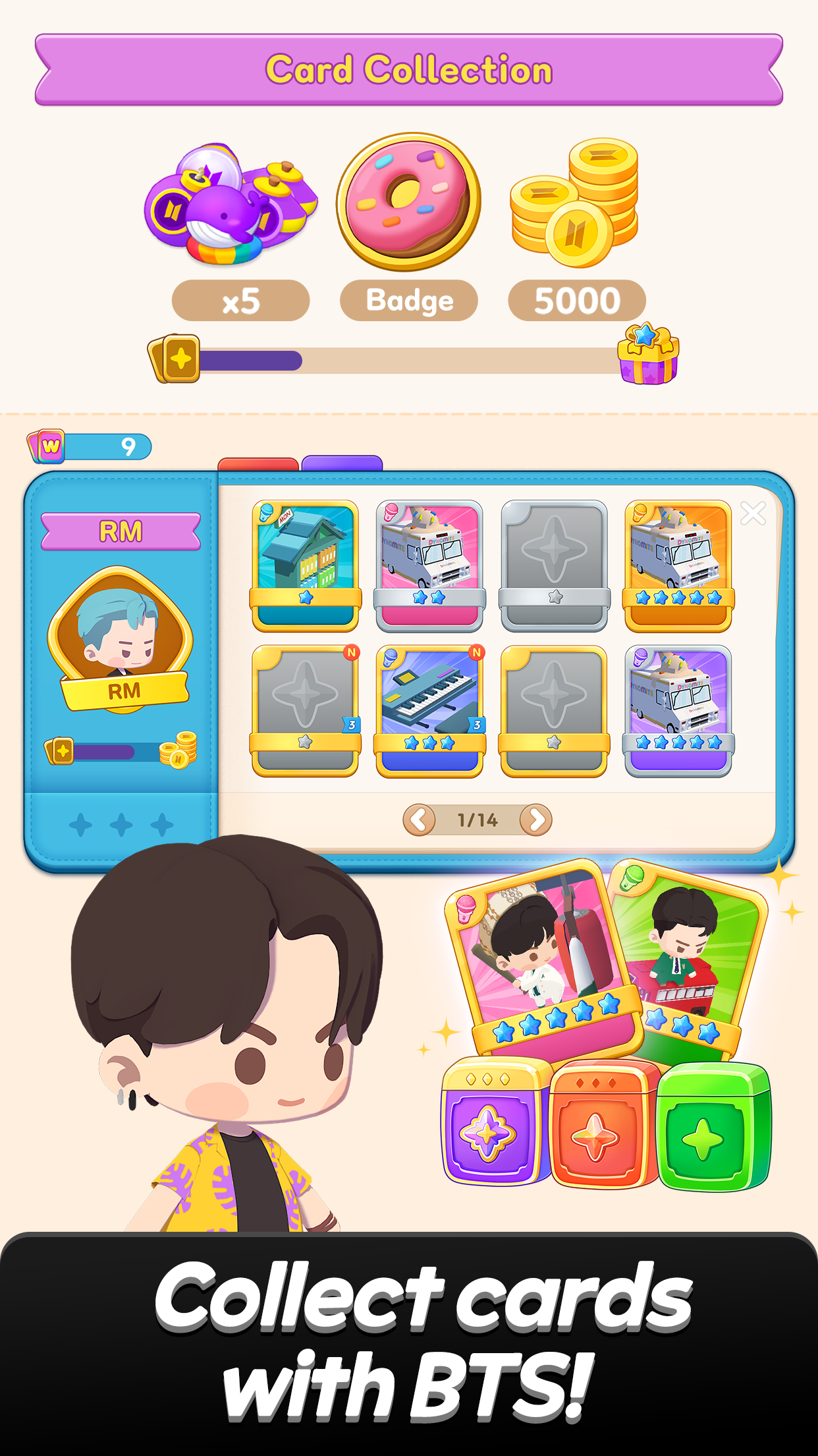اسکرین شات 1 بازی BTS Island: In the SEOM Puzzle