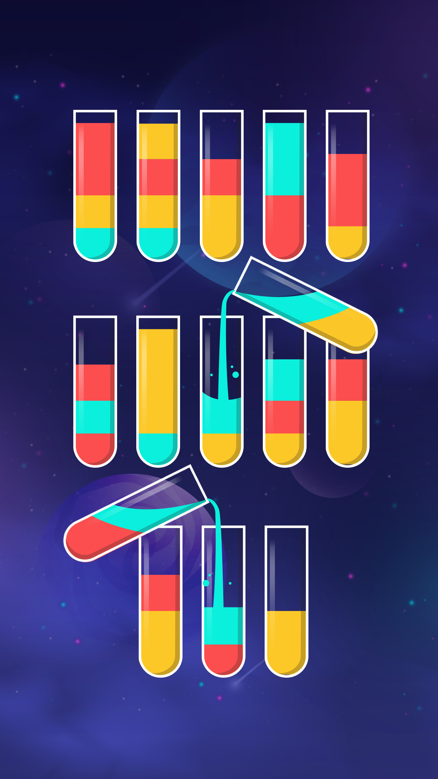 اسکرین شات 3 بازی Water Sort Puzzle Color Game