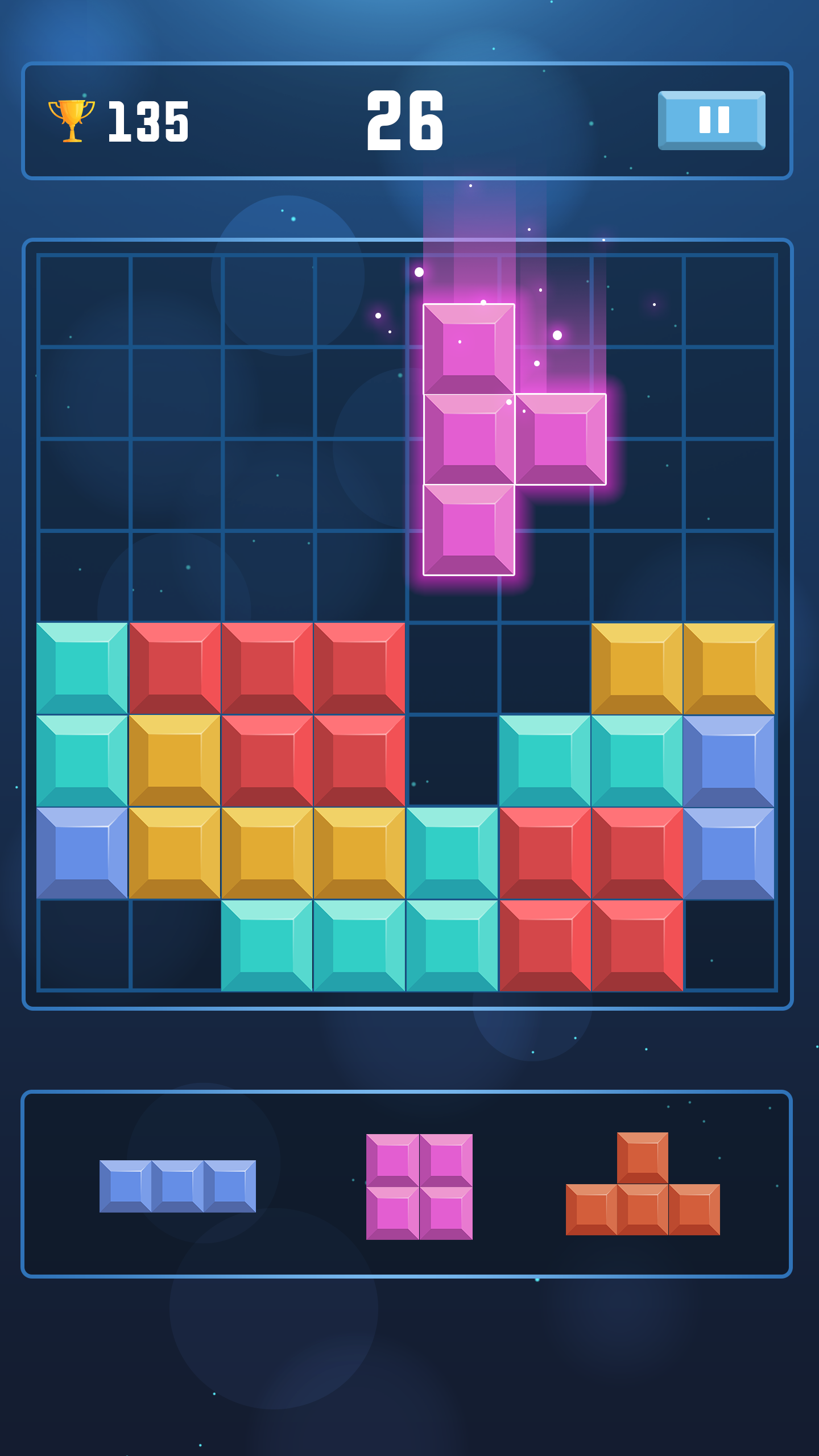 اسکرین شات 2 بازی Block Puzzle Brick Classic