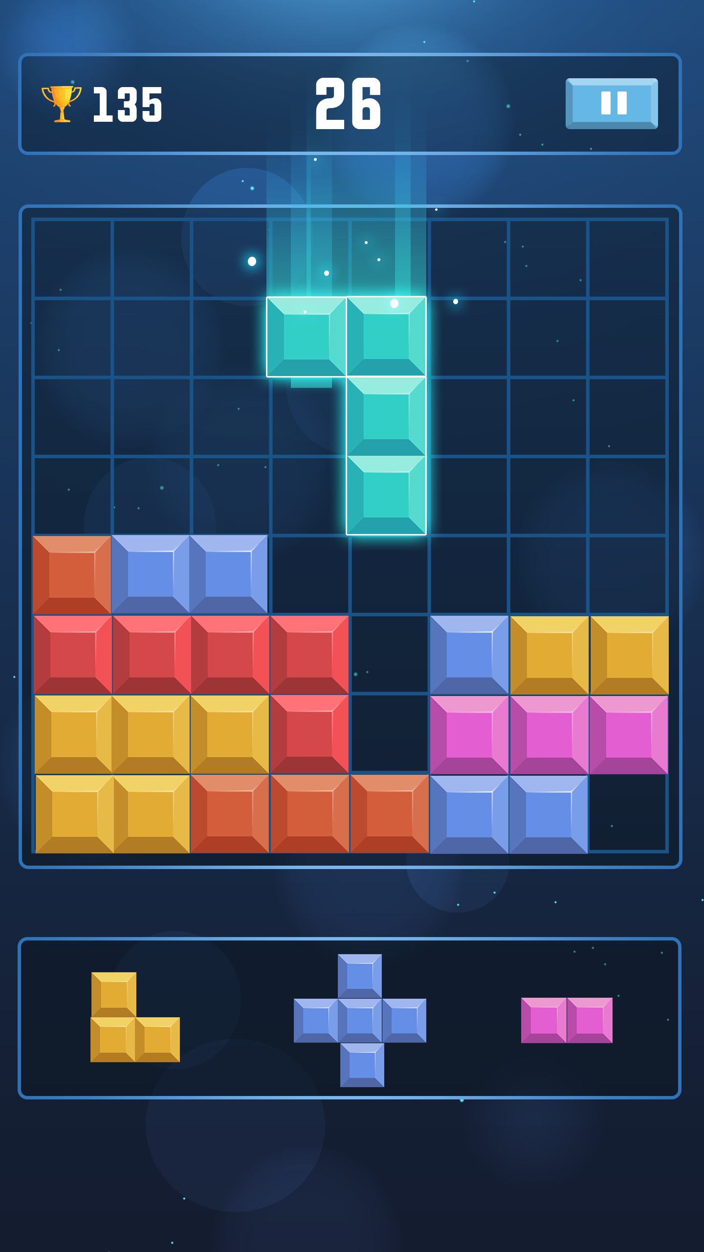 اسکرین شات 1 بازی Block Puzzle Brick Classic
