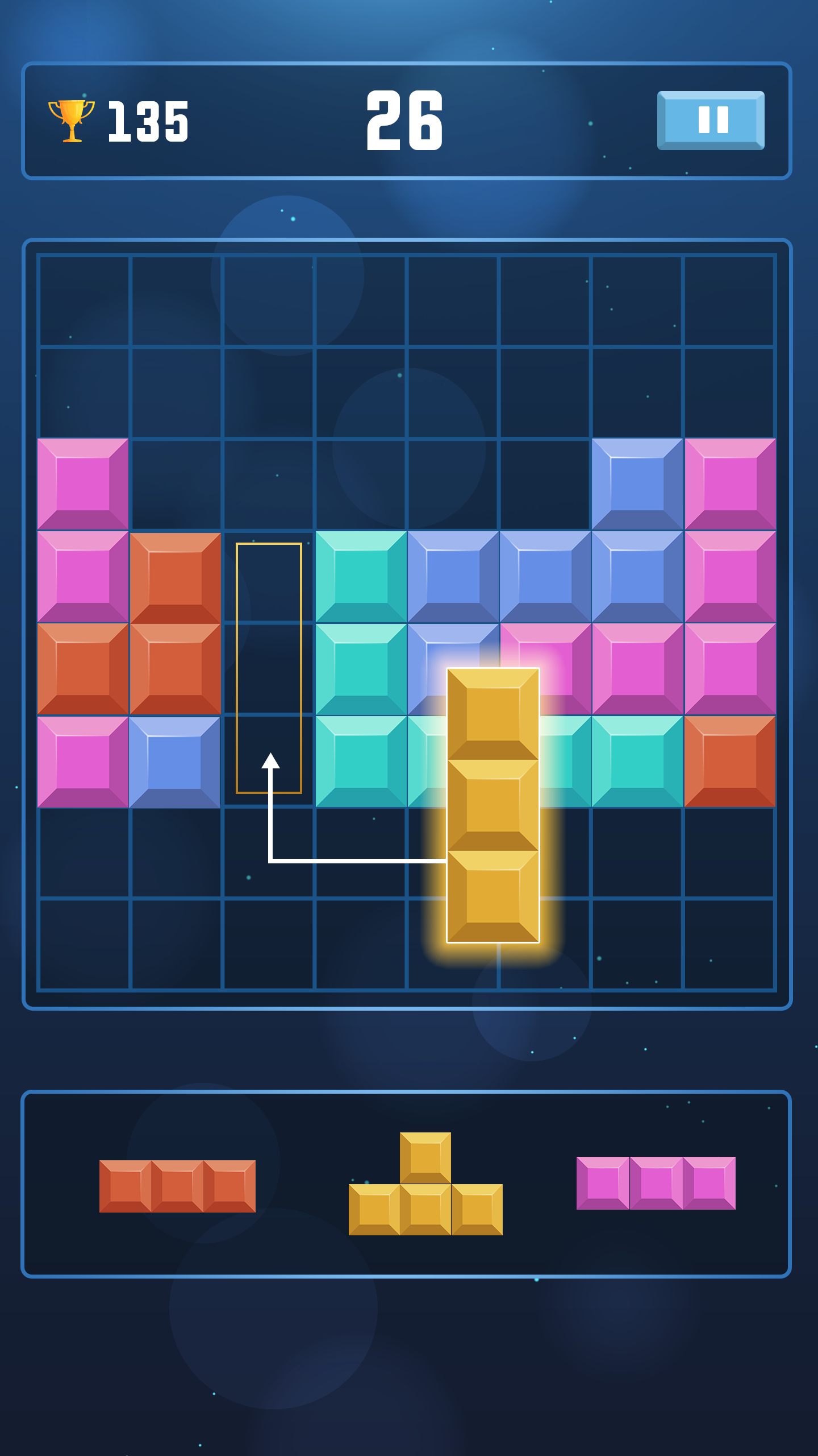 اسکرین شات 3 بازی Block Puzzle Brick Classic
