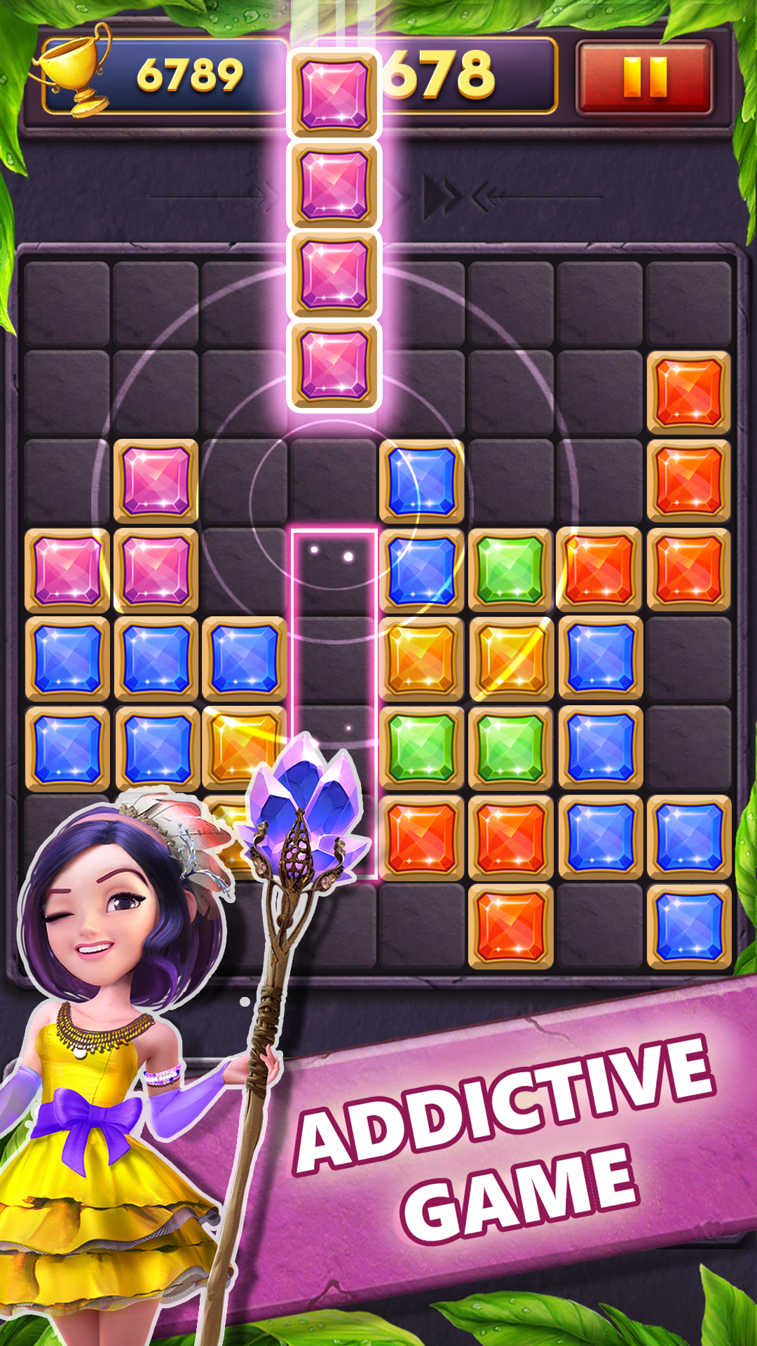اسکرین شات 4 بازی Block Puzzle Gems Classic 1010