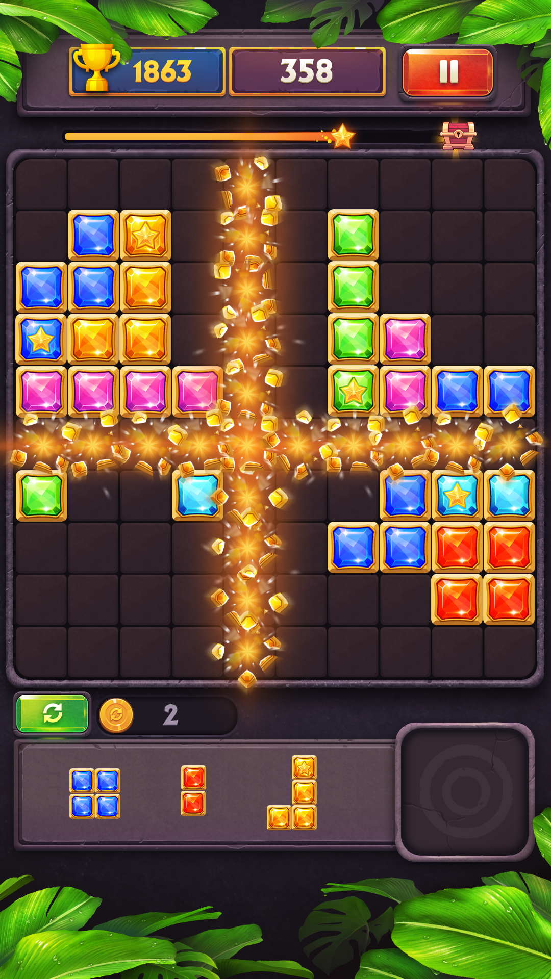 اسکرین شات 2 بازی Block Puzzle Jewel Blast 1010