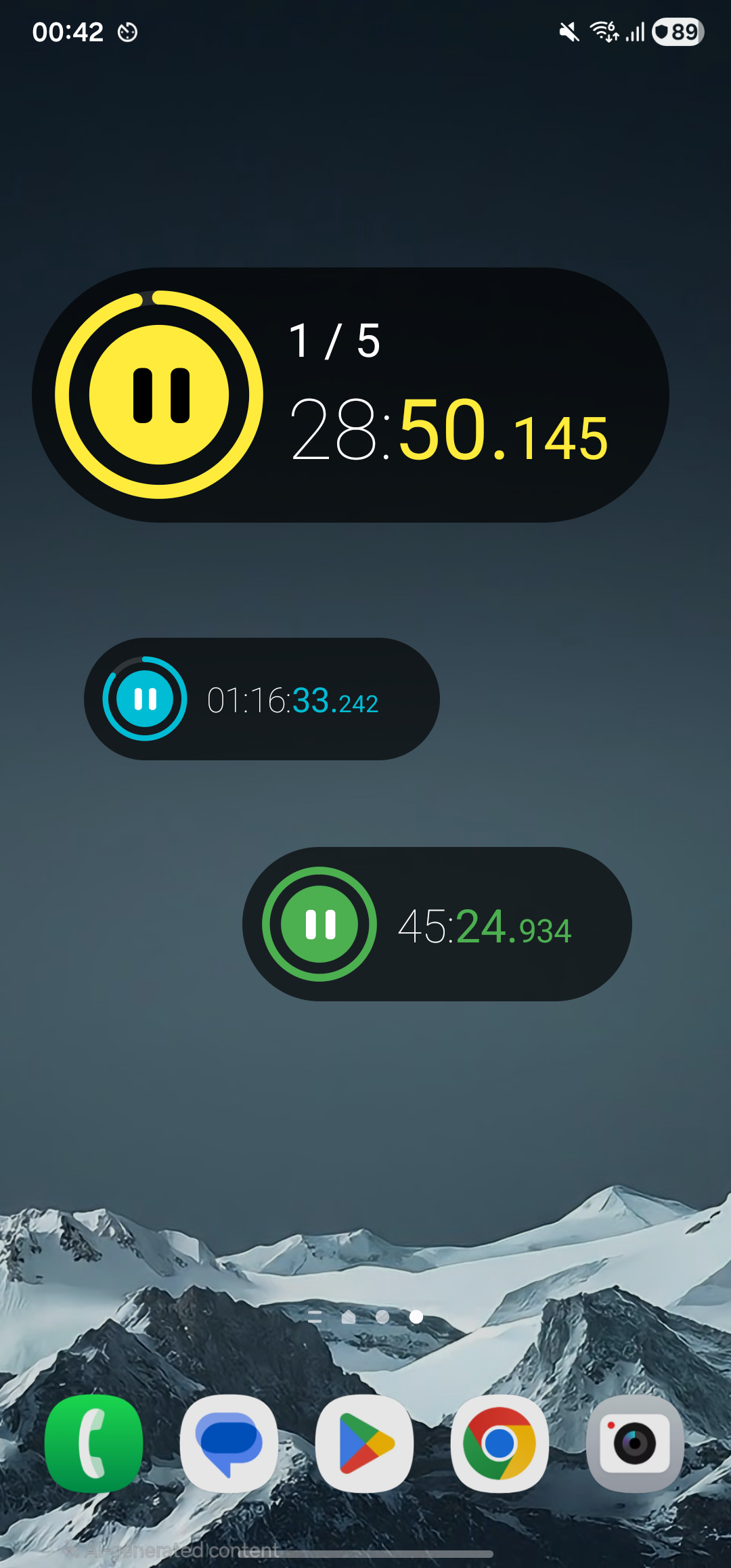 اسکرین شات 7 برنامه Stopwatch Timer