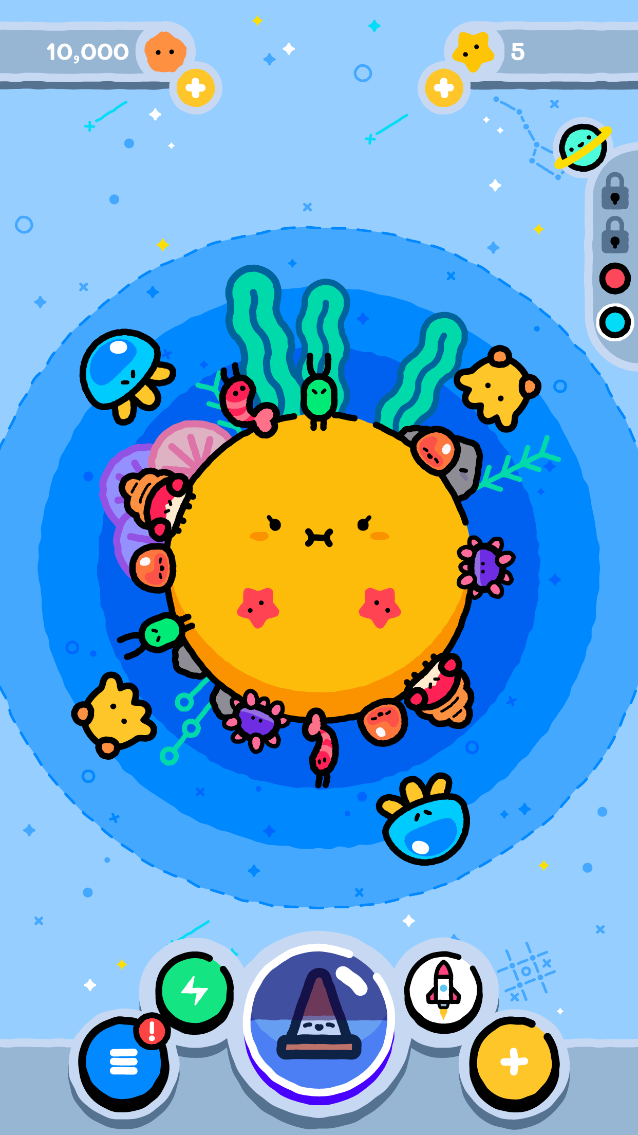 اسکرین شات 4 بازی Idle Pocket Planet