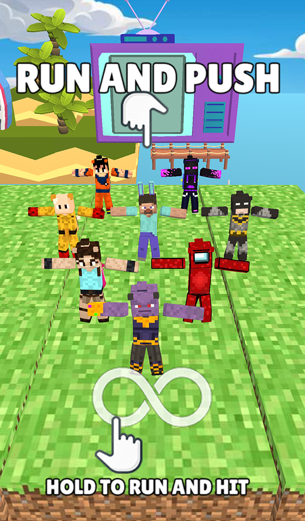 اسکرین شات 1 بازی Craft Party: Do not fall down