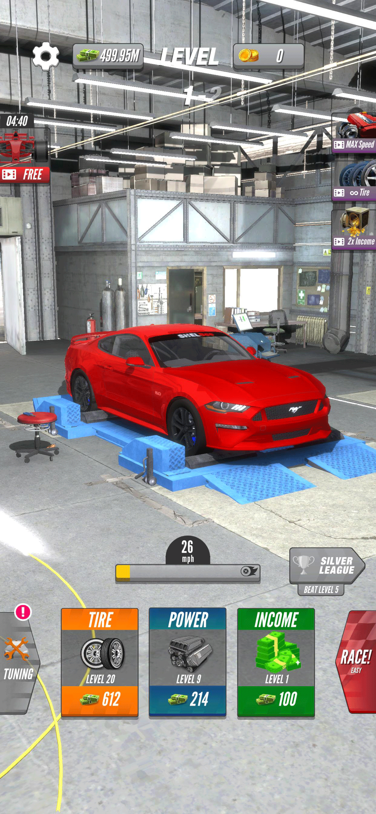 اسکرین شات 4 بازی Dyno 2 Race - Car Tuning
