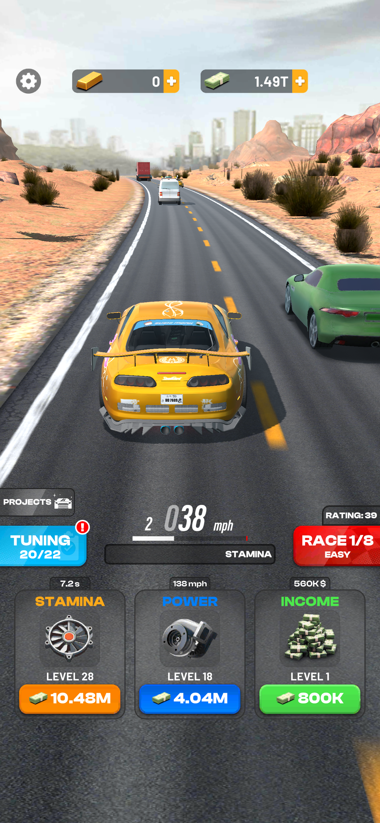 اسکرین شات 3 بازی Highway Overtake - Car Racing