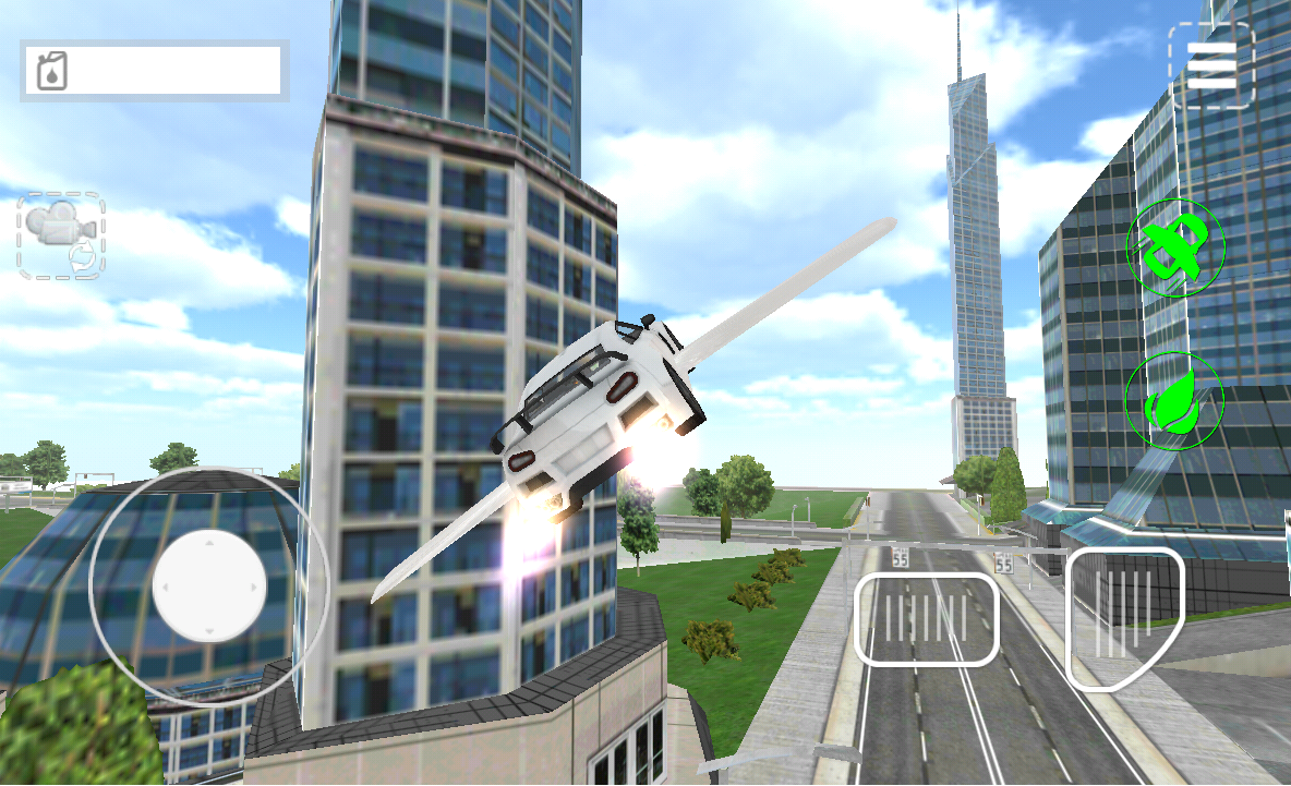 اسکرین شات 2 بازی Flying Car Sim