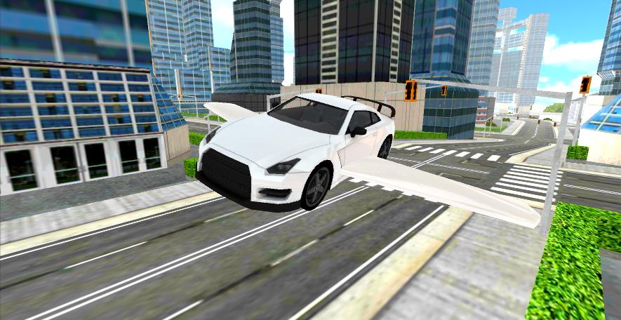 اسکرین شات 6 بازی Flying Car Sim