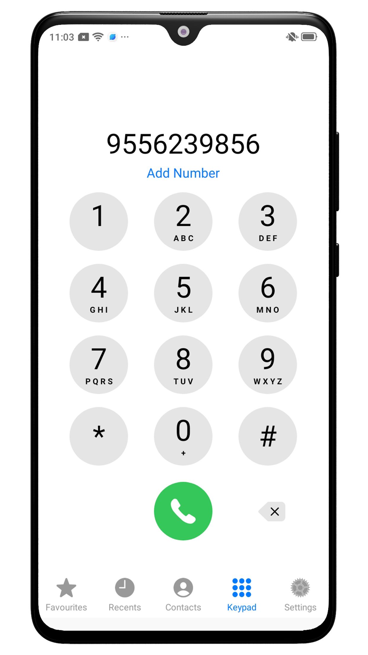 اسکرین شات 4 برنامه iCall Dialer Contacts & Calls