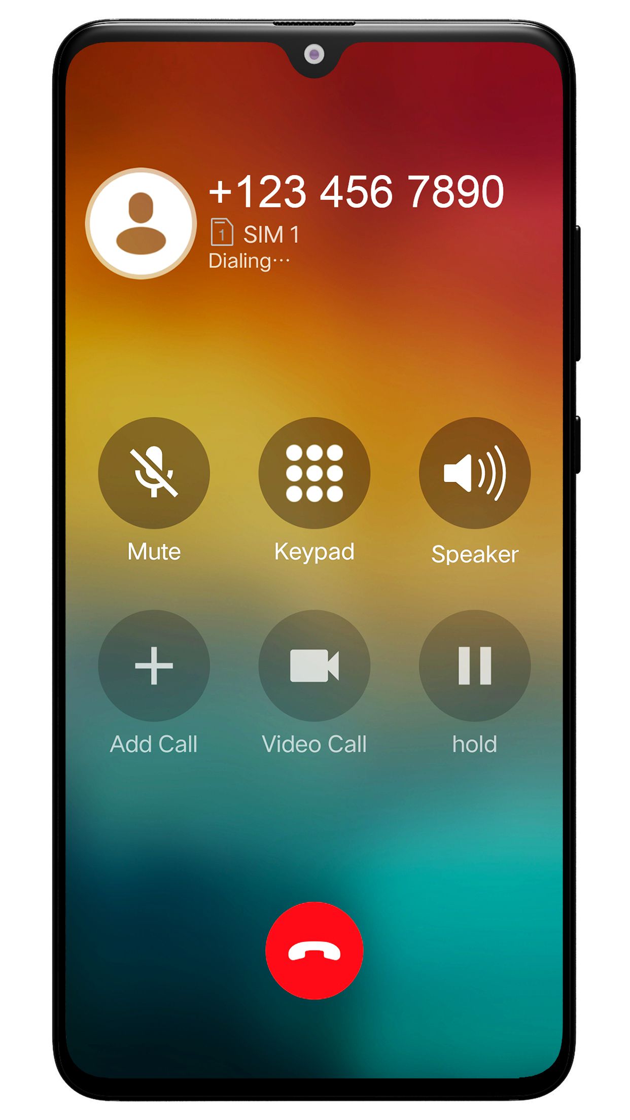 اسکرین شات 7 برنامه iCall Dialer Contacts & Calls