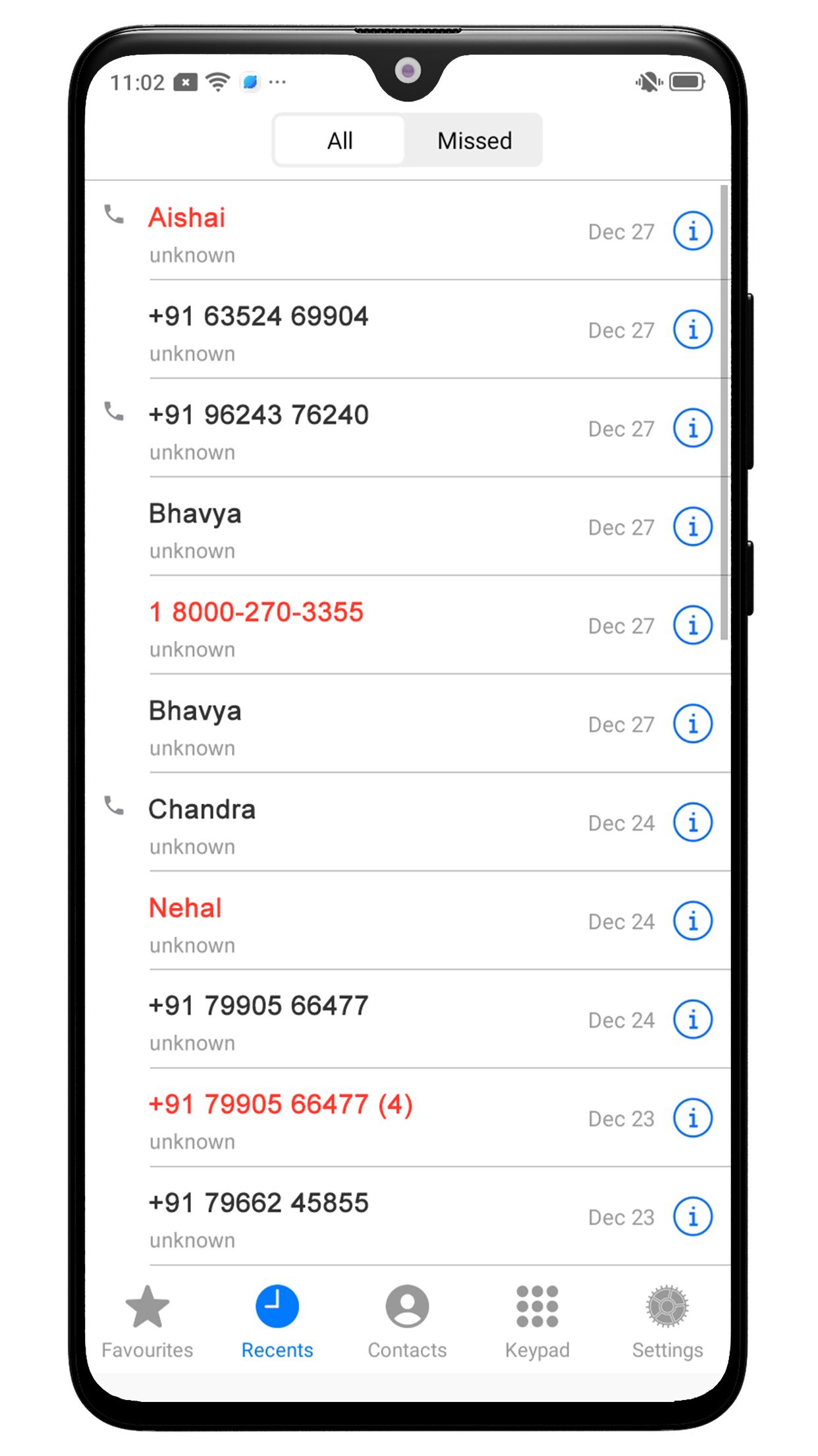 اسکرین شات 2 برنامه iCall Dialer Contacts & Calls