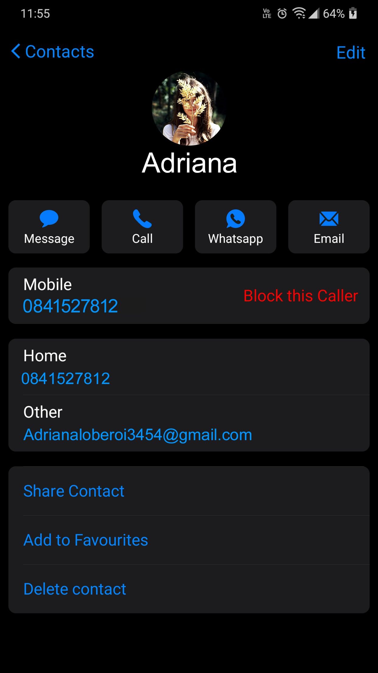 اسکرین شات 8 برنامه My Photo Phone Dialer