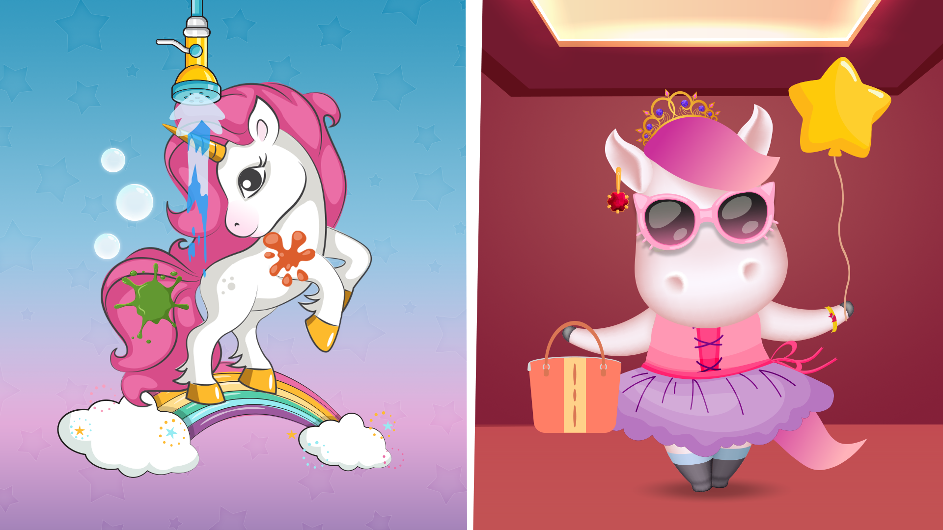 اسکرین شات 5 بازی Unicorn games for kids