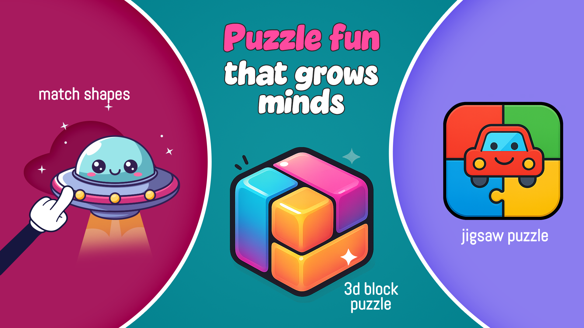 اسکرین شات 2 برنامه Car games and puzzles for kids