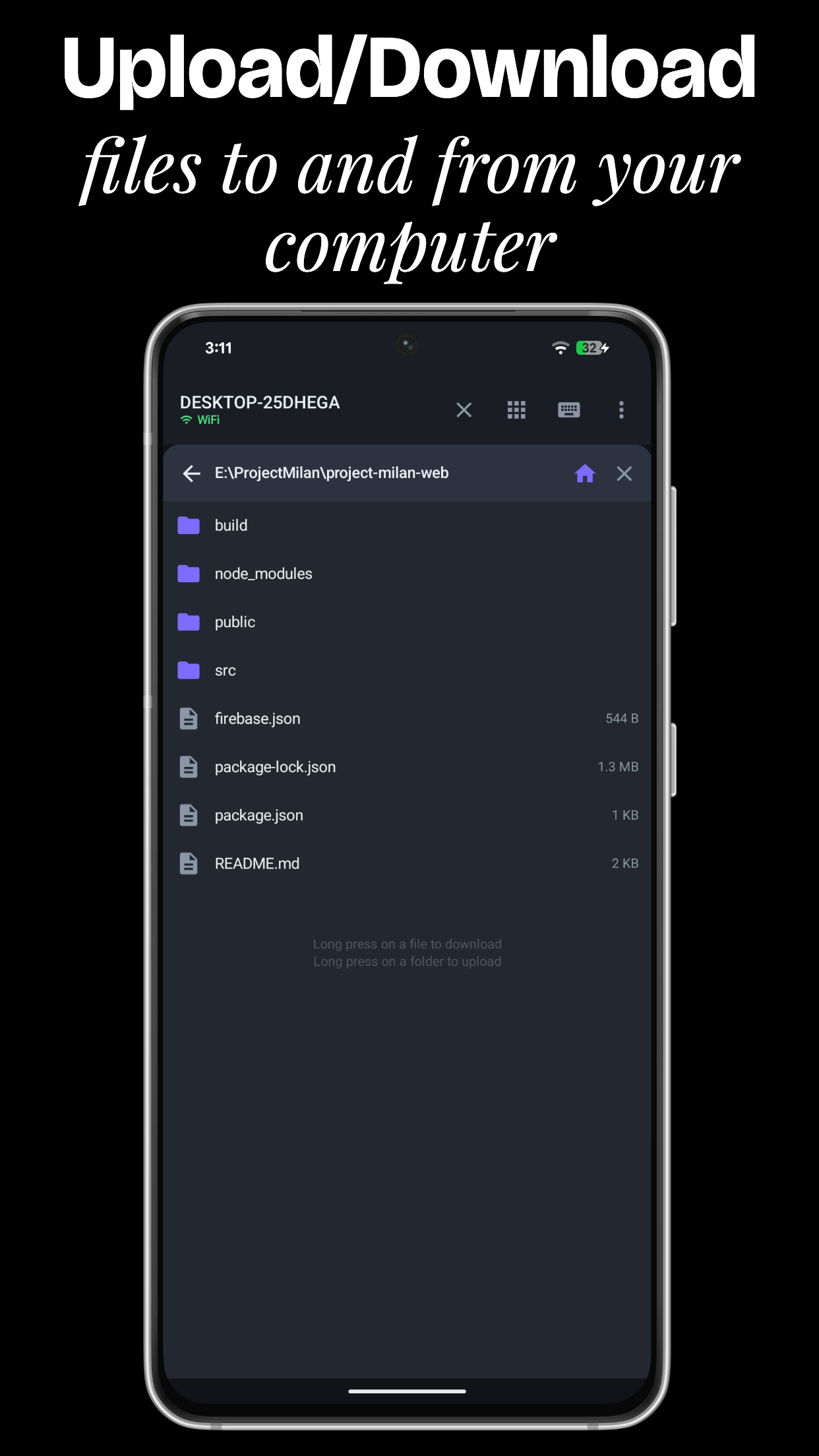 اسکرین شات 4 برنامه Remote Mouse Keyboard Wifi/BT