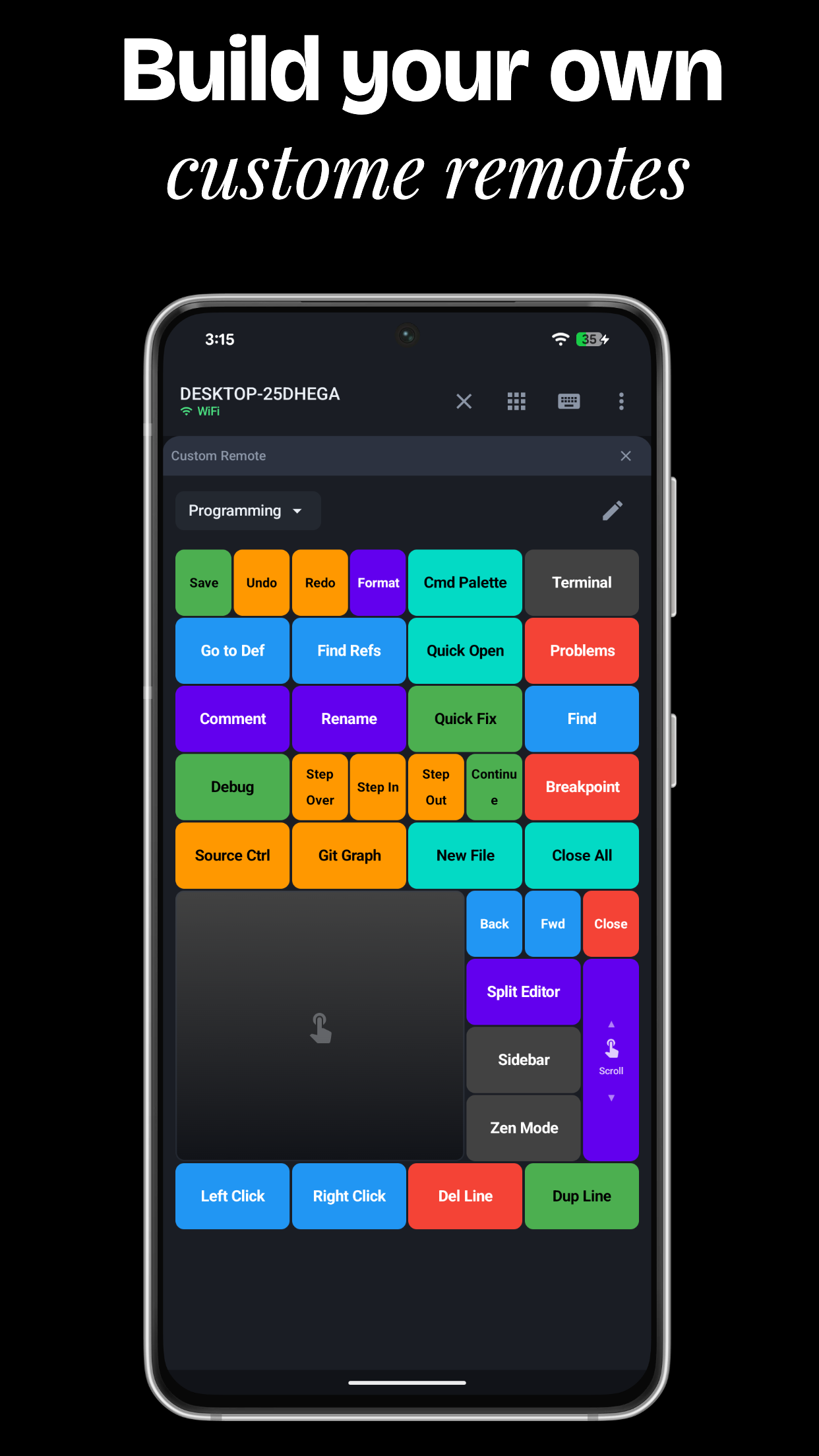 اسکرین شات 8 برنامه Remote Mouse Keyboard Wifi/BT