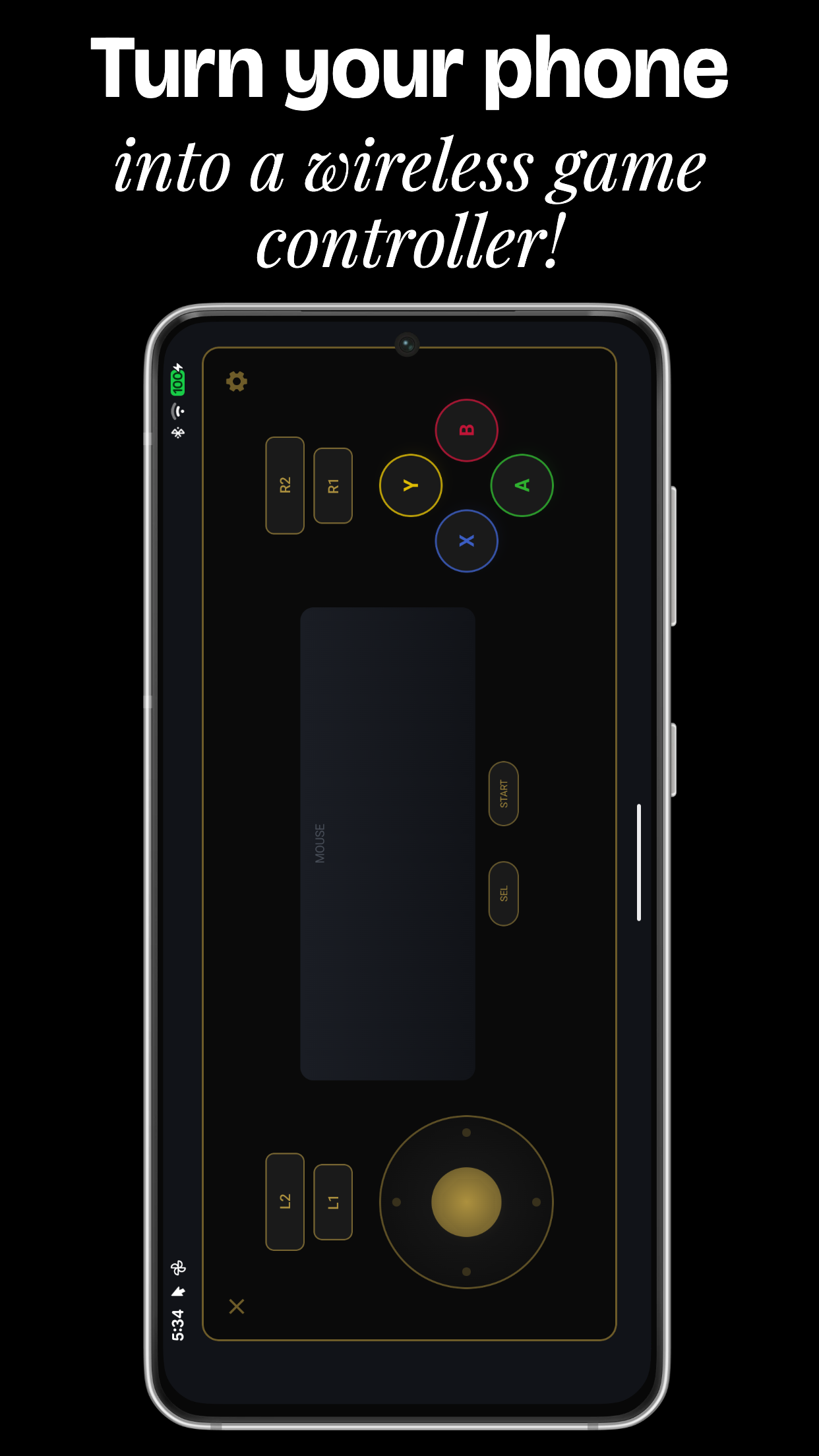 اسکرین شات 5 برنامه Remote Mouse Keyboard Wifi/BT