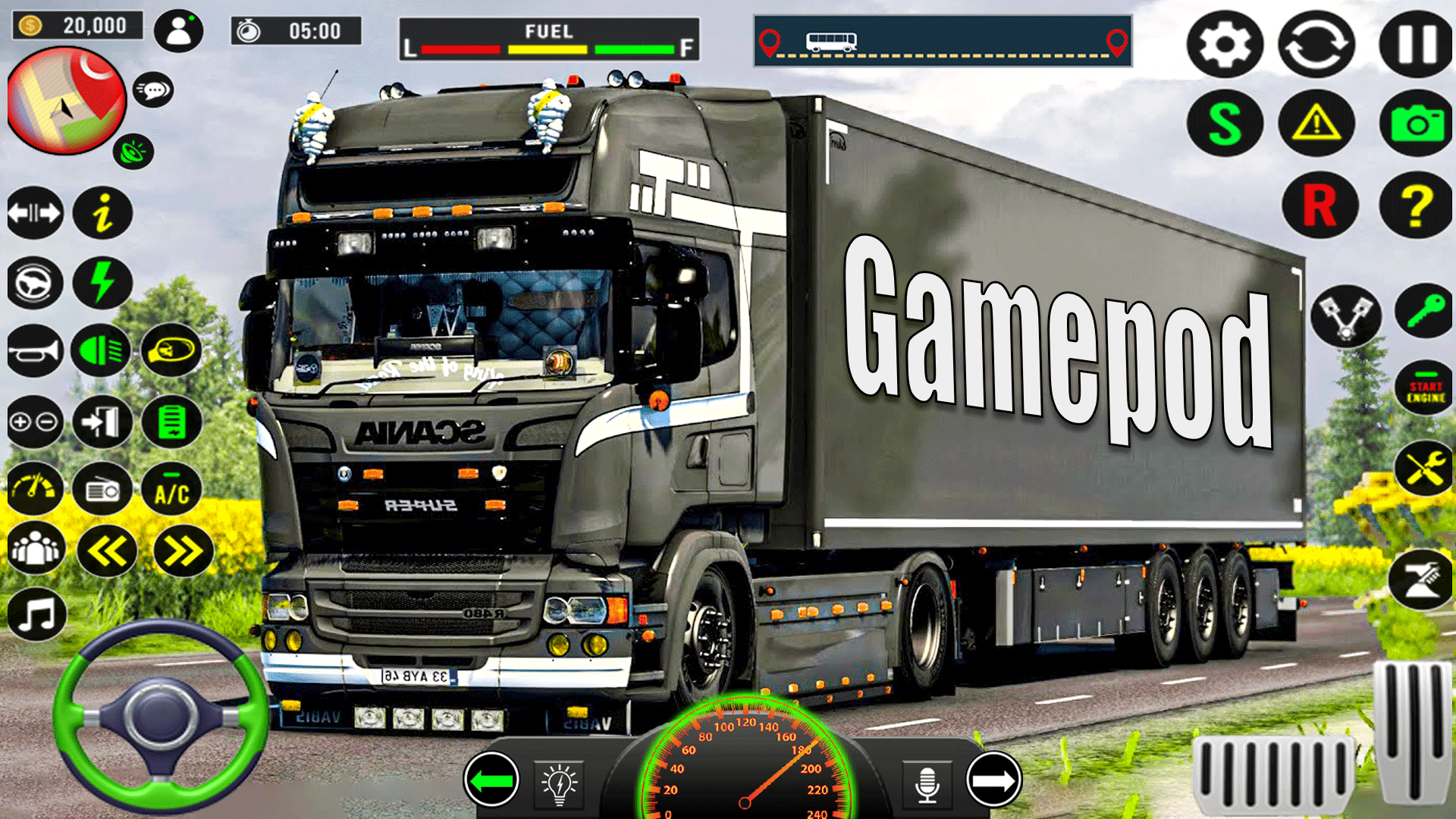 اسکرین شات 5 بازی Euro Truck Simulator : Extreme