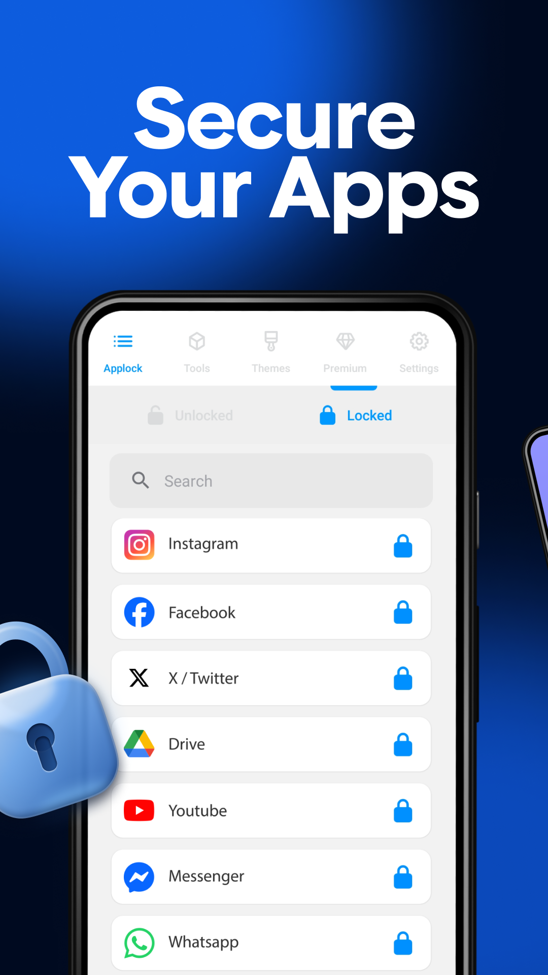 اسکرین شات 1 برنامه AppLock Pro - App Lock & Guard