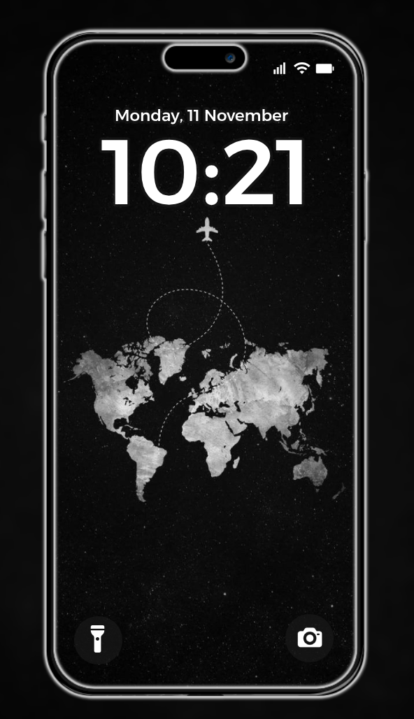 اسکرین شات 6 برنامه Black Aesthetic Wallpapers