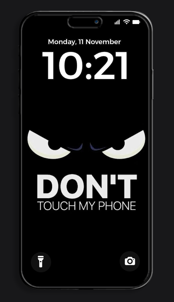 اسکرین شات 3 برنامه Black Aesthetic Wallpapers