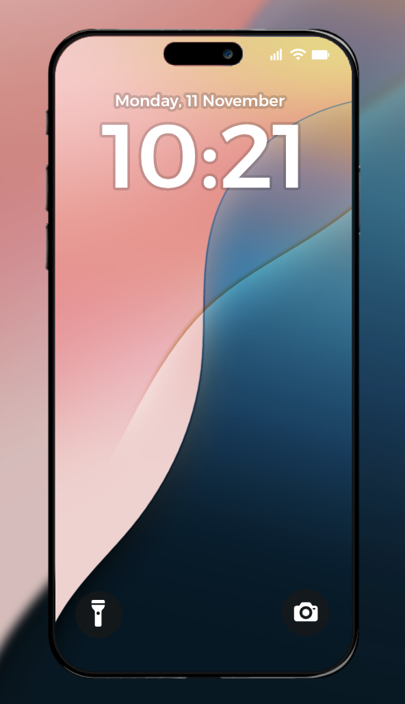 اسکرین شات 7 برنامه iphone 17 Lock Screen HD