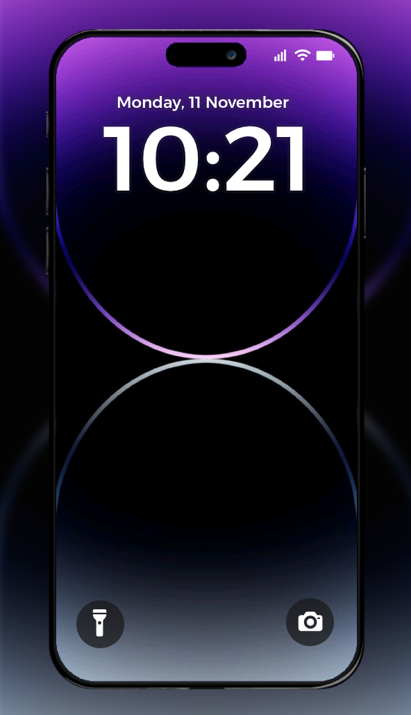 اسکرین شات 6 برنامه iphone 17 Lock Screen HD